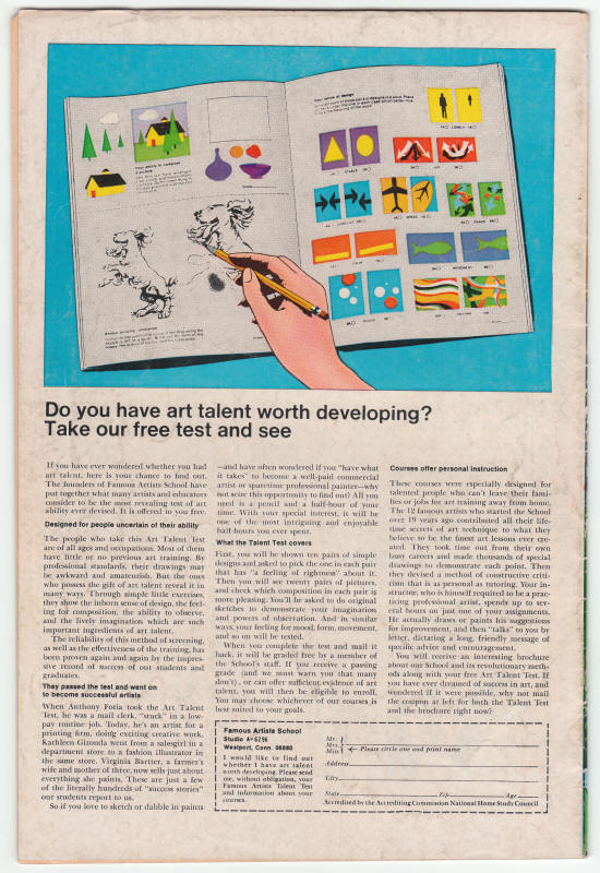 Amazing Spider-Man #83 VG/F back cover