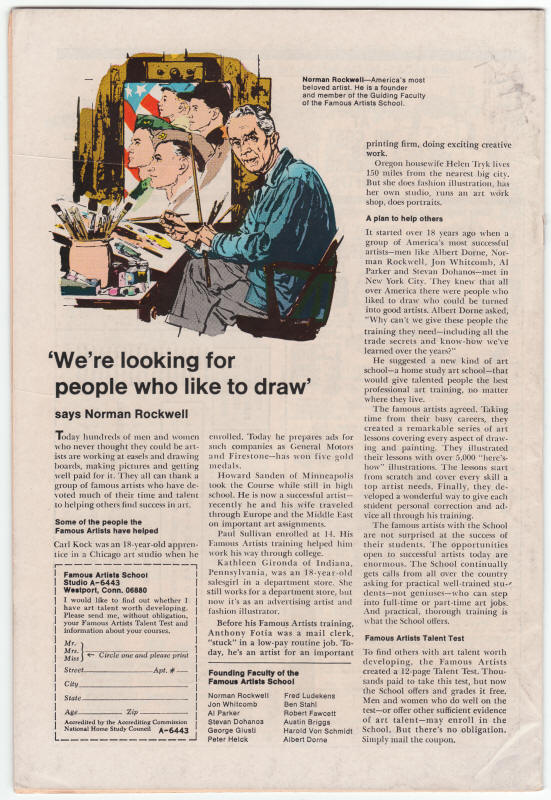 Amazing Spider-Man #90 back cover