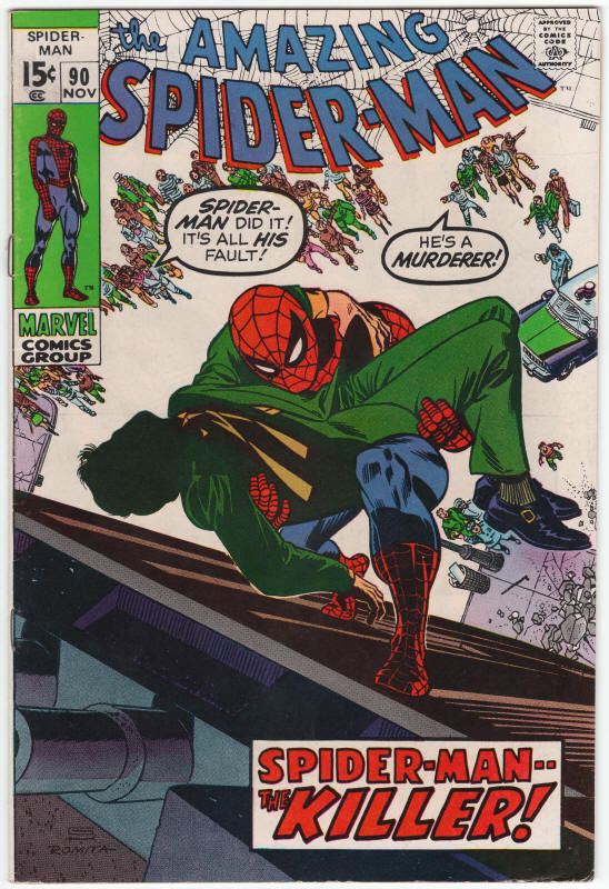 Amazing Spider-Man #90 front cover