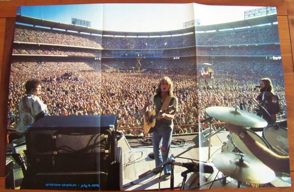 America Harbor Album Poster Anaheim 1976