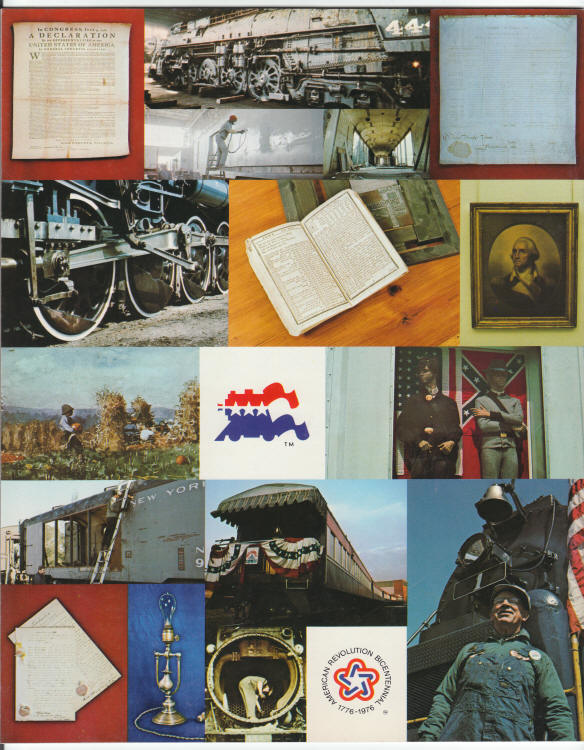 The American Freedom Train Program back cover