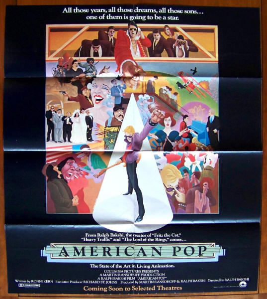 American Pop 1981 Advance Promo Poster