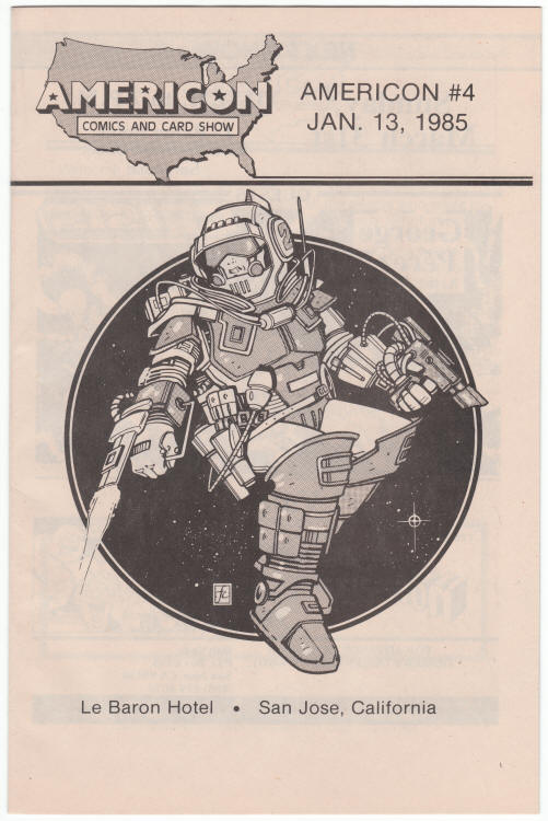 Americon #4 Convention Program front cover