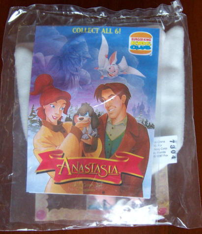 Burger King Kids Club Anastasia Toy Bartok