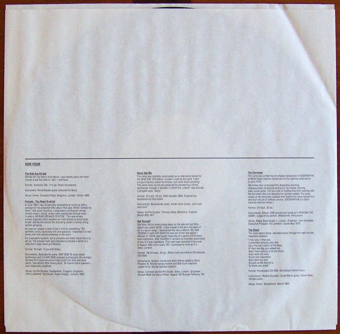 Another Scoop Album Side Four Sleeve