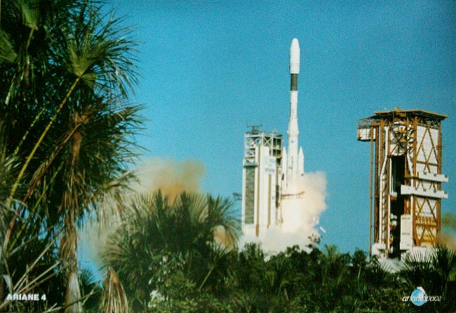 Ariane 4 Rocket Launch Poster (front)