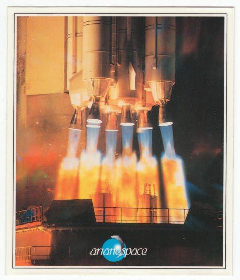 Ariane 4 Rocket Booster Sticker