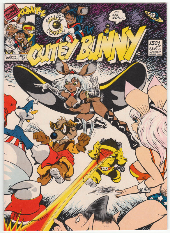 Army Surplus Komikz Featuring Cutey Bunny #5 front cover