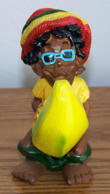 Aruba Rastaman Souvenir Figure front