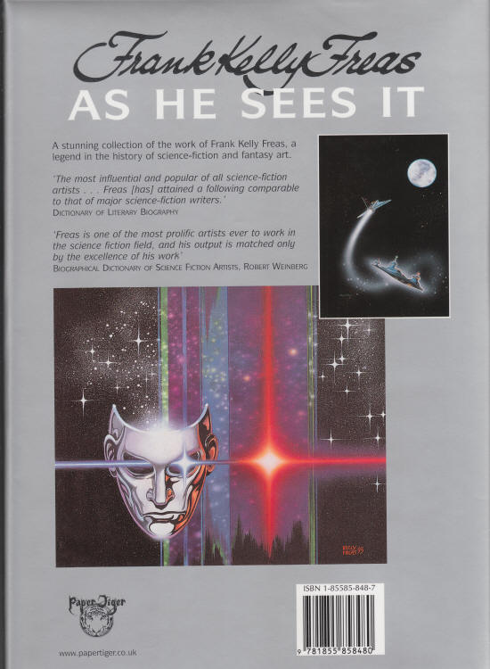 Frank Kelly Freas As He Sees It back cover