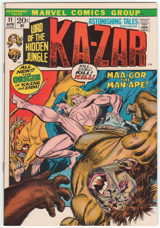 Astonishing Tales #11 front cover