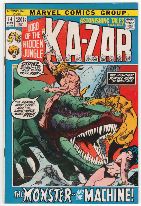 Astonishing Tales #14 front cover