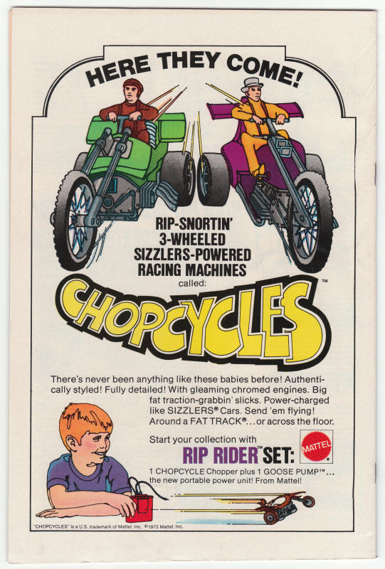 Astonishing Tales #16 back cover