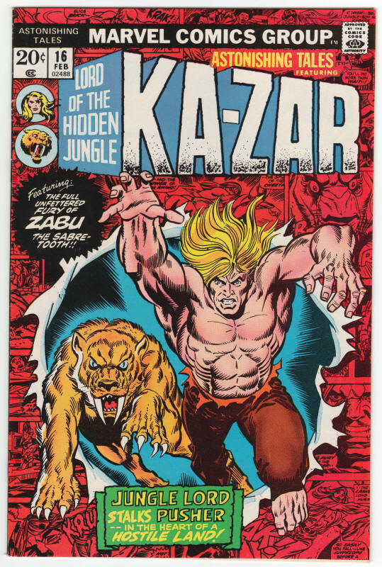 Astonishing Tales #16 front cover