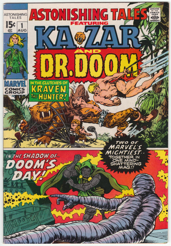 Astonishing Tales #1 front cover