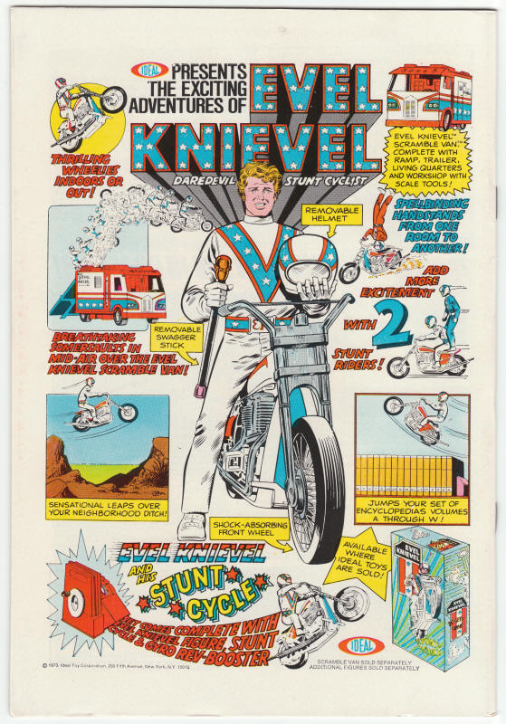 Astonishing Tales #22 back cover
