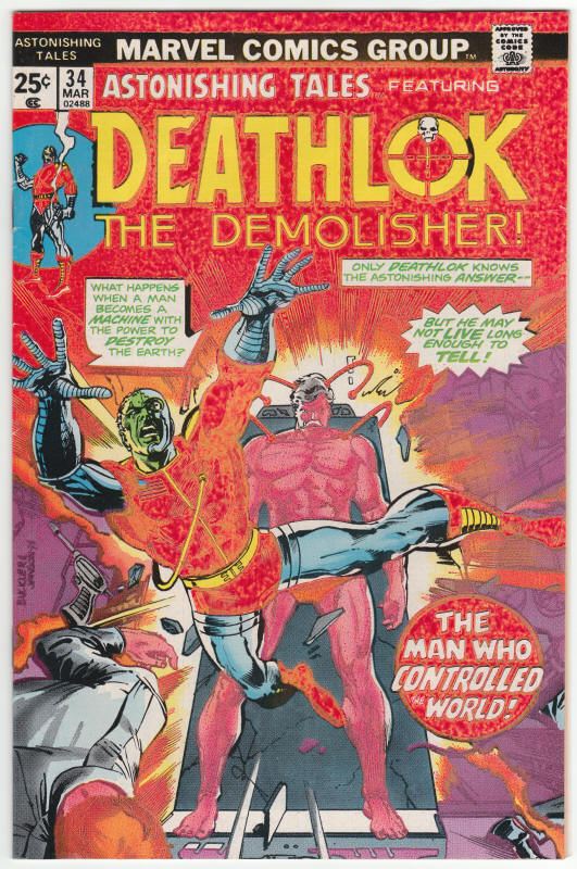 Astonishing Tales #34 error front cover