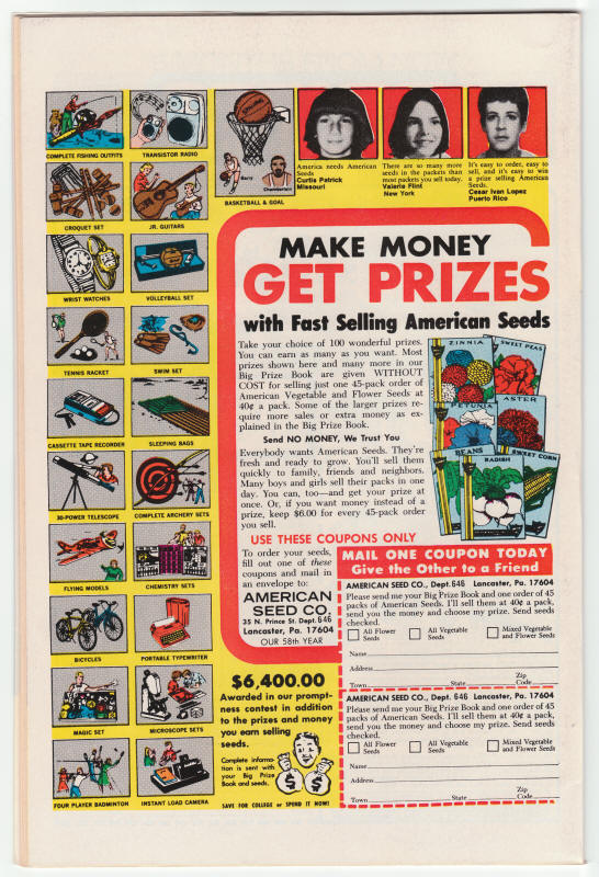 Astonishing Tales #35 back cover