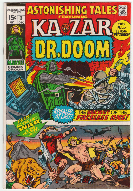 Astonishing Tales #3 front cover