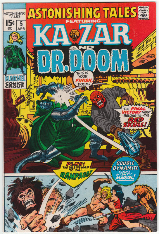 Astonishing Tales #5 front cover