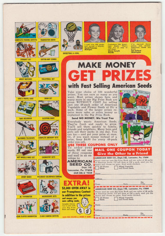 Astonishing Tales #6 back cover