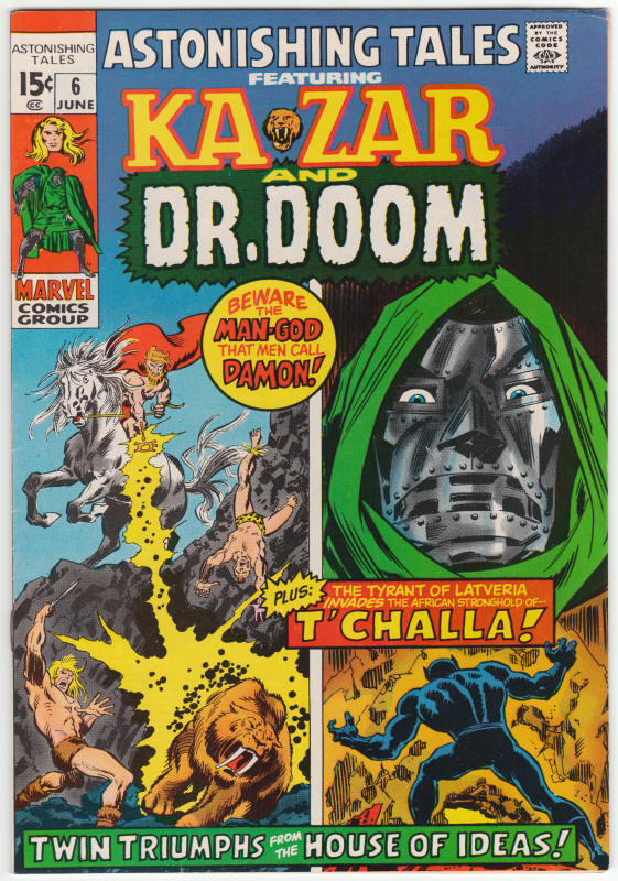 Astonishing Tales #6 front cover