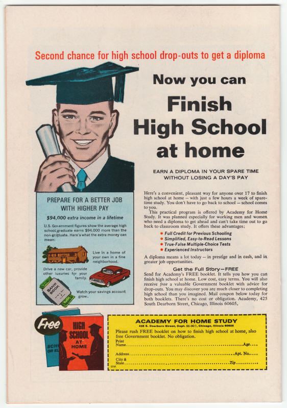 Astonishing Tales #7 back cover