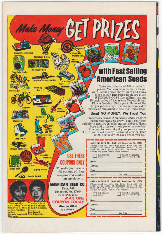 The Avengers #124 back cover