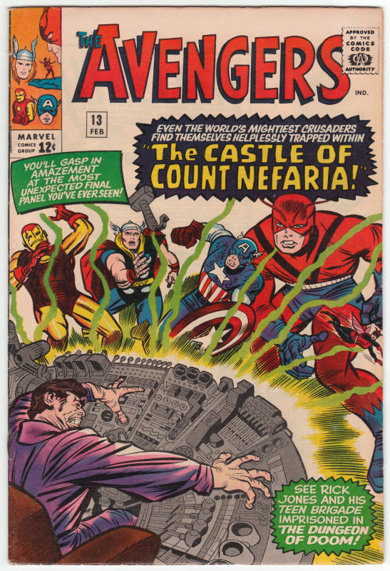 The Avengers #13 front cover