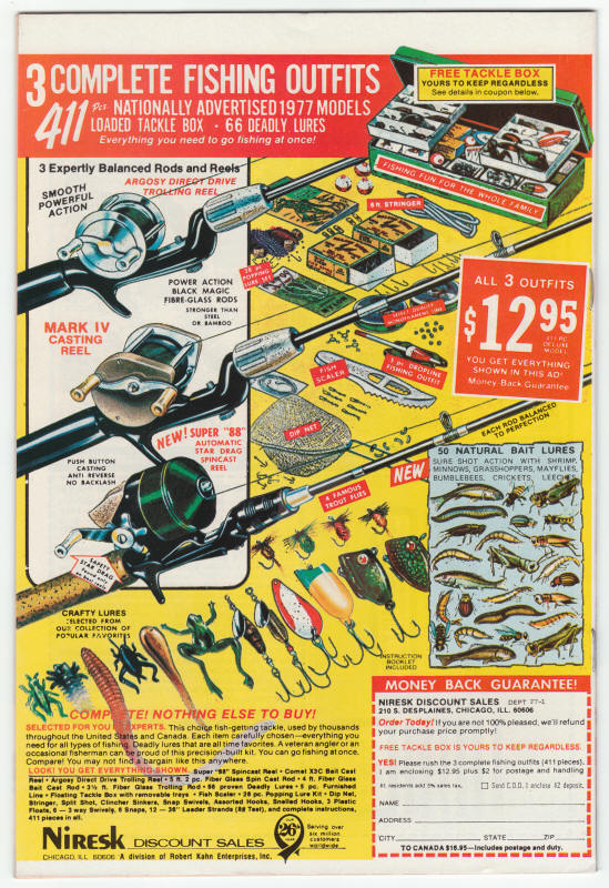 The Avengers 160 back cover