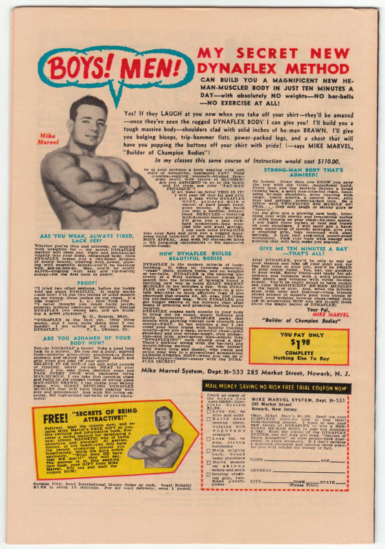 The Avengers #24 back cover