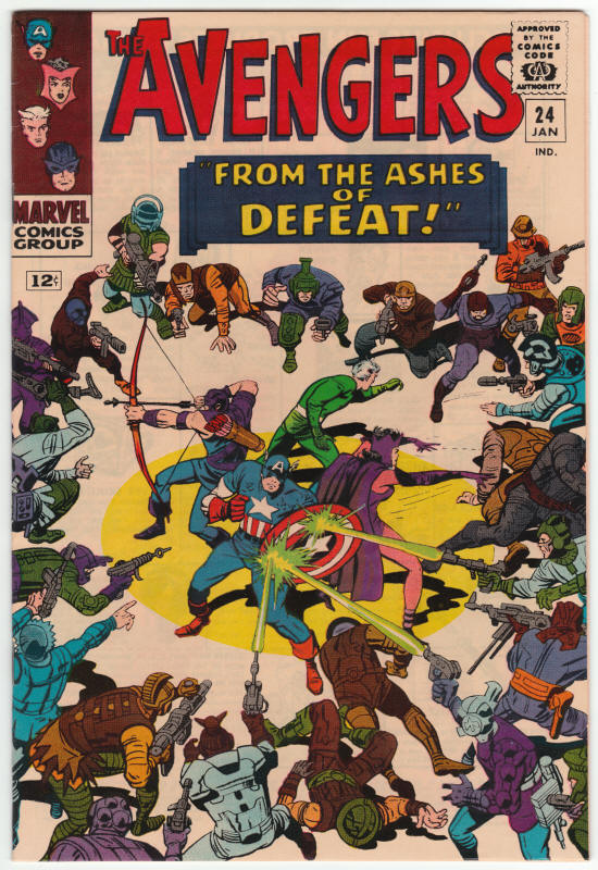 The Avengers #24 front cover