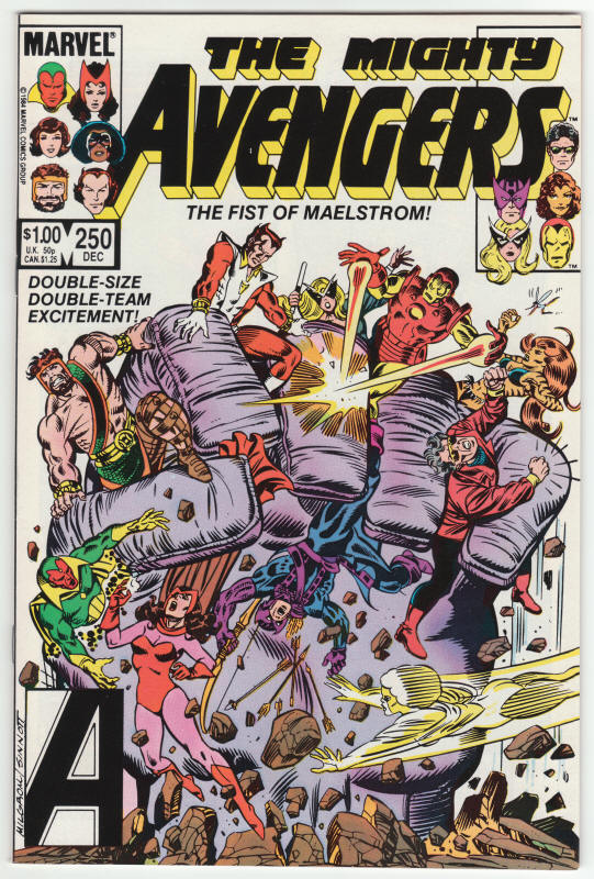 The Avengers 250 front cover