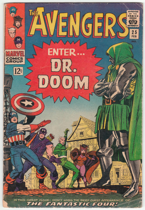 The Avengers #25 front cover