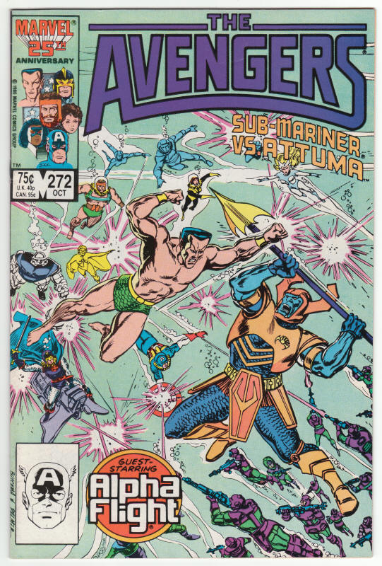 The Avengers #272 front cover