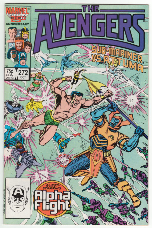 The Avengers #272 front cover