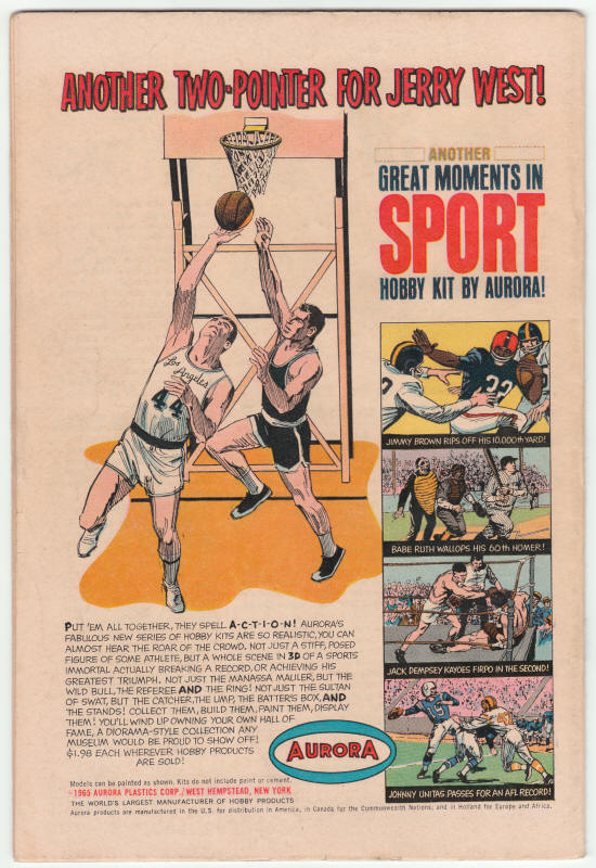 The Avengers #27 back cover