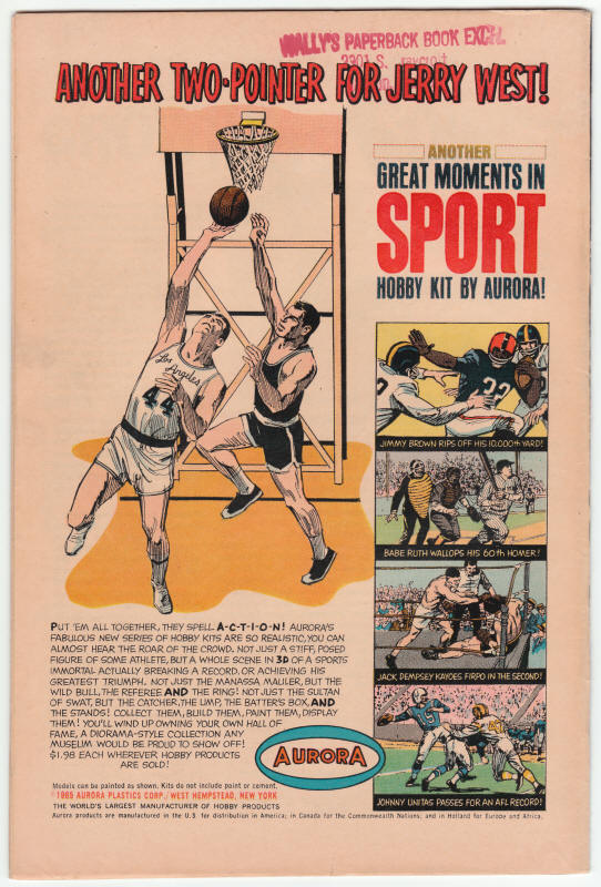 The Avengers #28 back cover