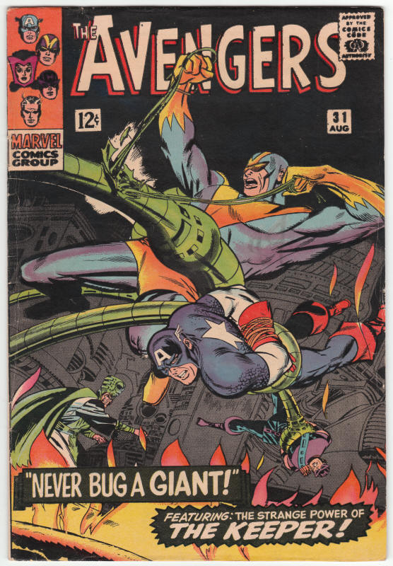 The Avengers #31 front cover