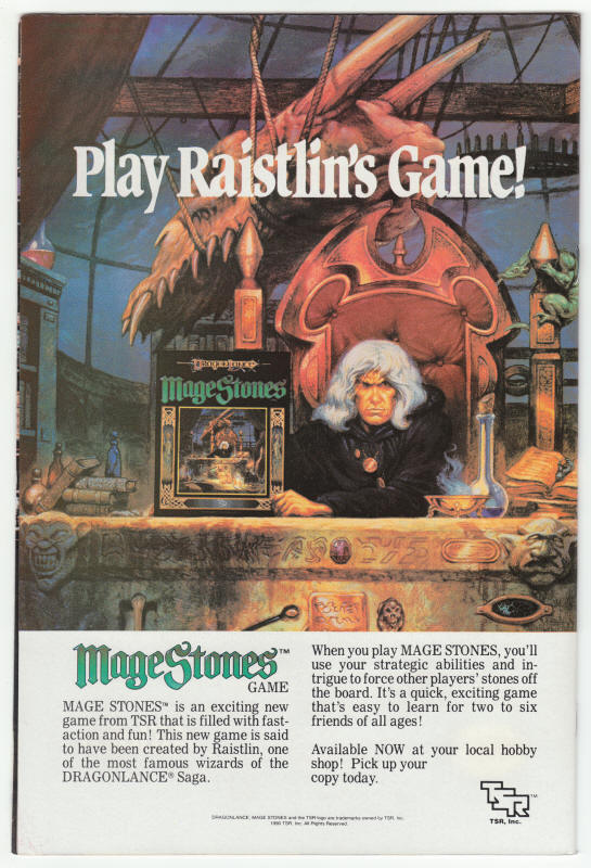 The Avengers #324 back cover