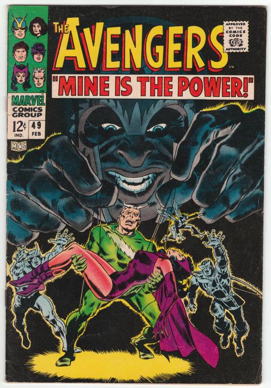 The Avengers #49 front cover