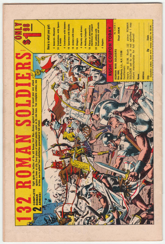 The Avengers #53 back cover