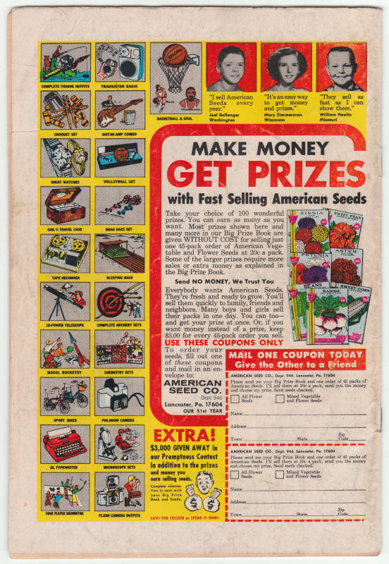 The Avengers #64 back cover