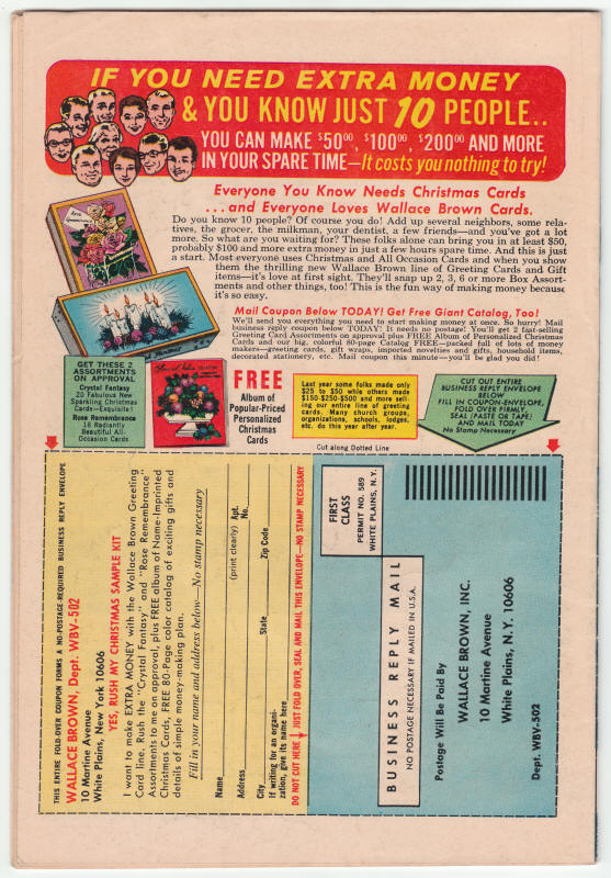 The Avengers #68 back cover