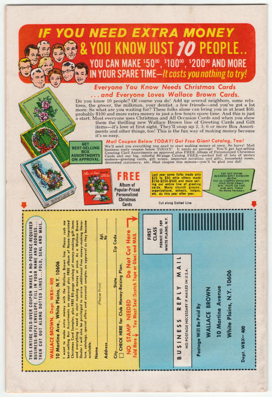 The Avengers #80 back cover