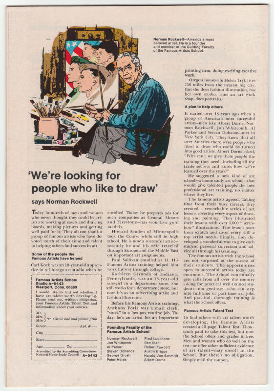 The Avengers #82 back cover