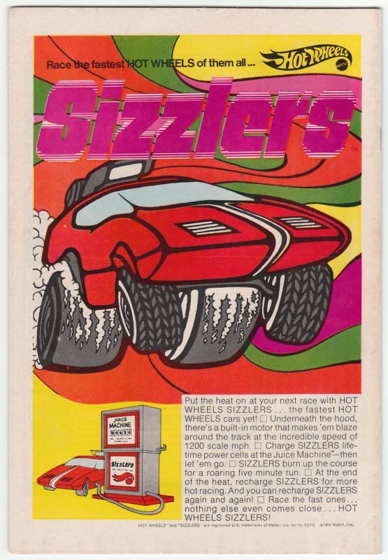 The Avengers #84 back cover