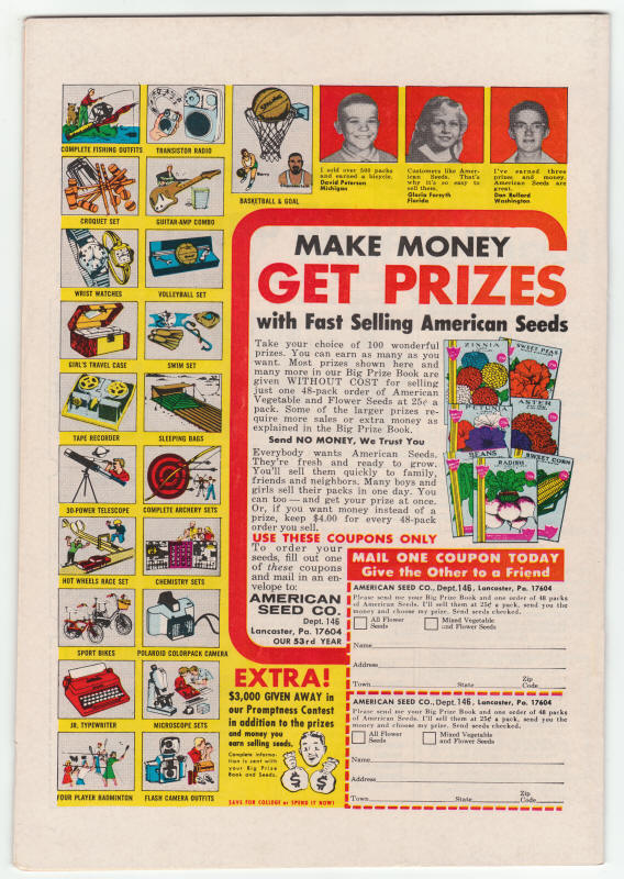 The Avengers #87 back cover