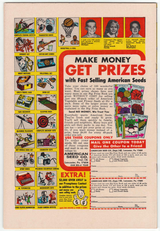 The Avengers #88 back cover