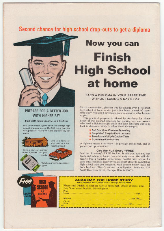 The Avengers #90 back cover